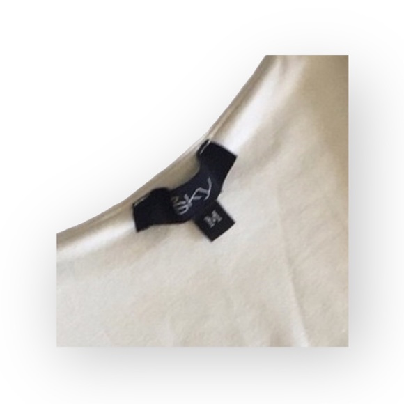 Sky 𖤐 Tino Fluffy Rabbit Fur Trim Sexy Bodycon Mini Dress 𖤐 White 𖤐 Medium 𖤐 - Picture 7 of 13